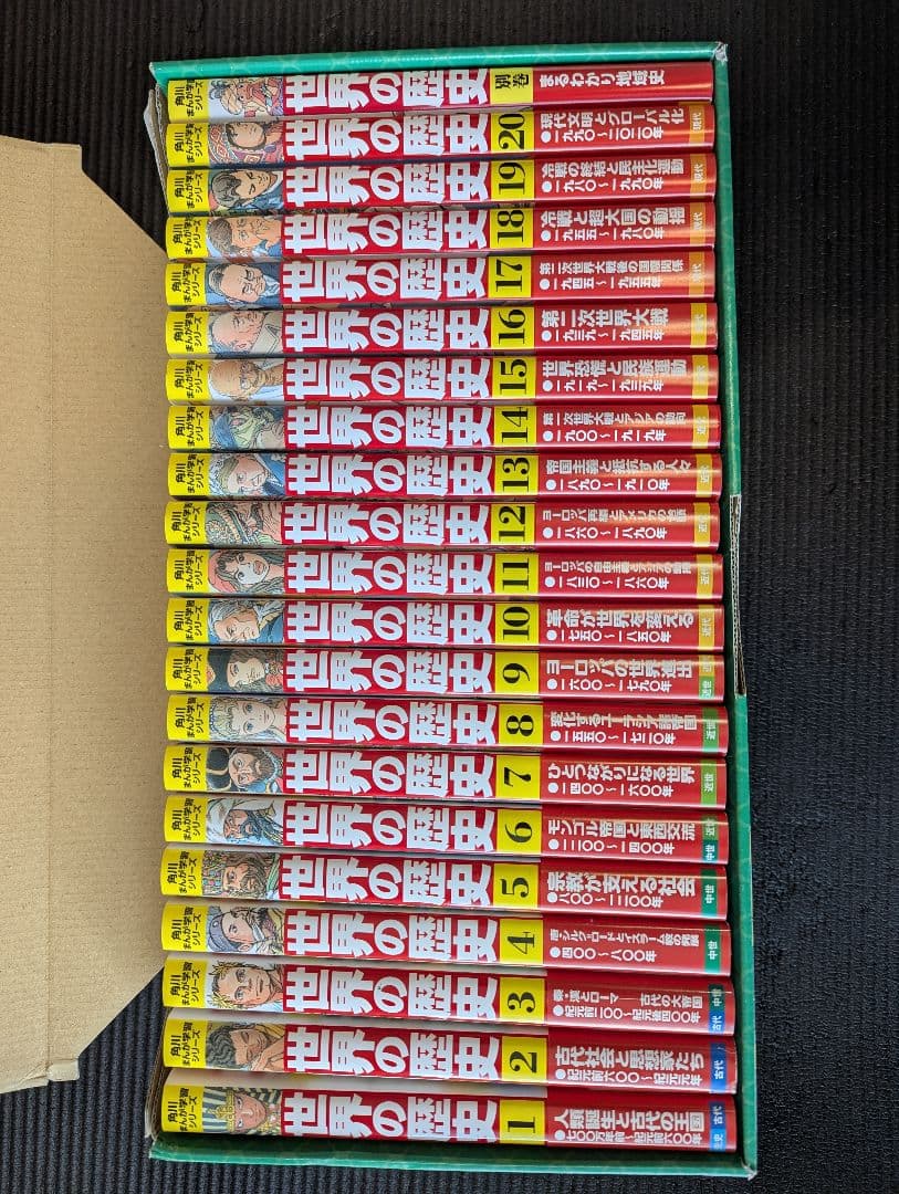 角川まんが学習シリーズ 世界の歴史 全20巻+別巻1冊定番セット（新学習指導要領