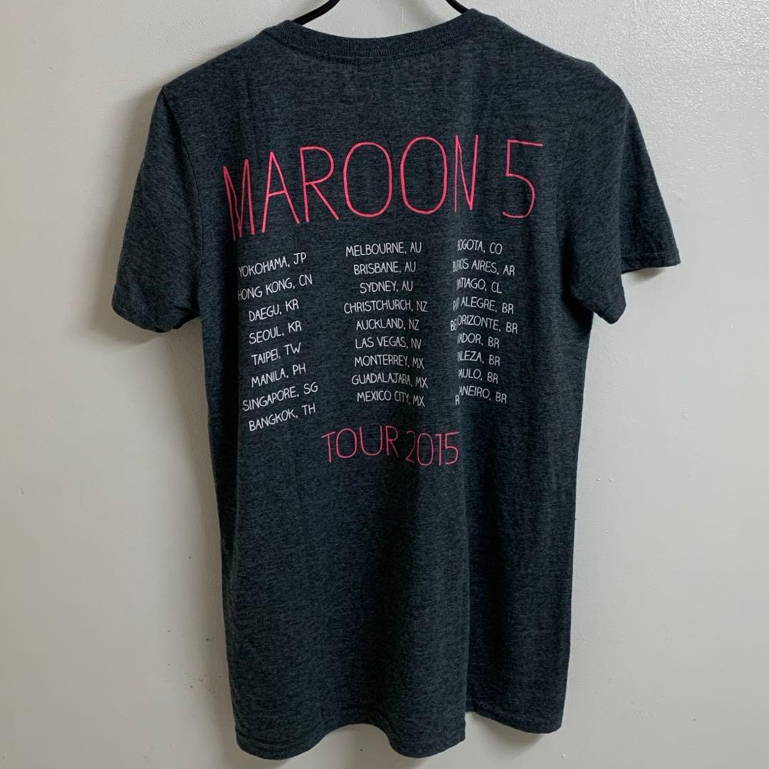 MAROON5 マルーンファイブ 2015 WORLD TOUR T-Shirt