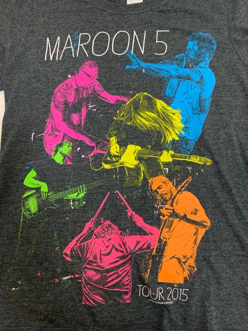 MAROON5 マルーンファイブ 2015 WORLD TOUR T-Shirt