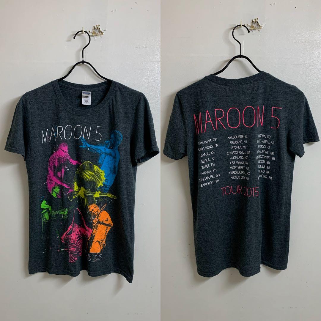 MAROON5 マルーンファイブ 2015 WORLD TOUR T-Shirt