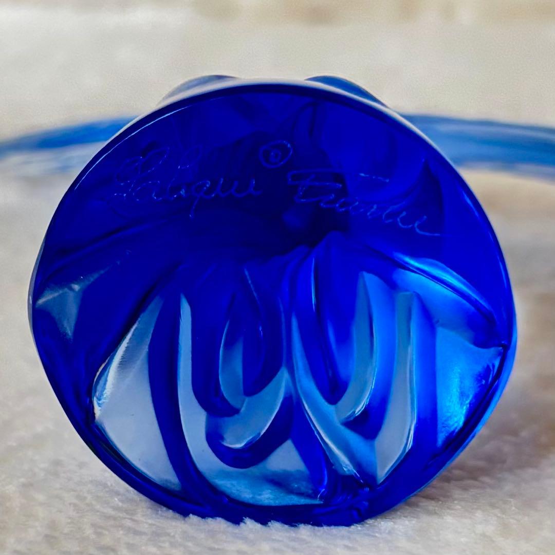 ◆ LALIQUE ラリック◆クリスタル置物 トンボ クリアパープル