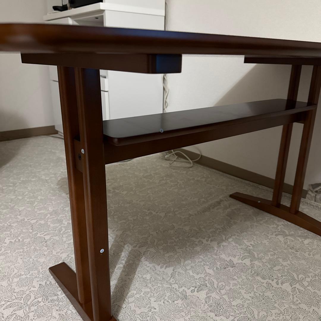 美品　カリモク60+ カフェテーブル1200［T36420HW］