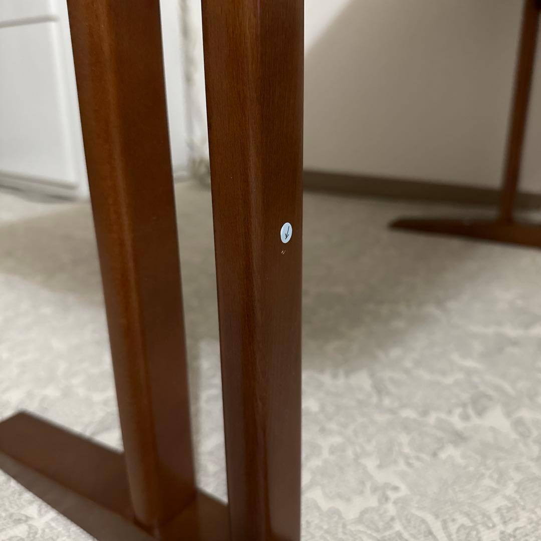 美品　カリモク60+ カフェテーブル1200［T36420HW］