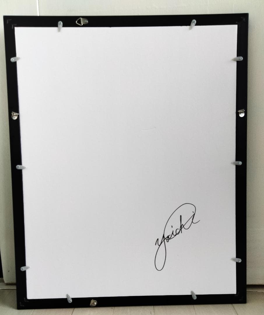 紫 / 抽象画 A3 額縁セット 53×44㎝ 原画1点のみ モダンアート