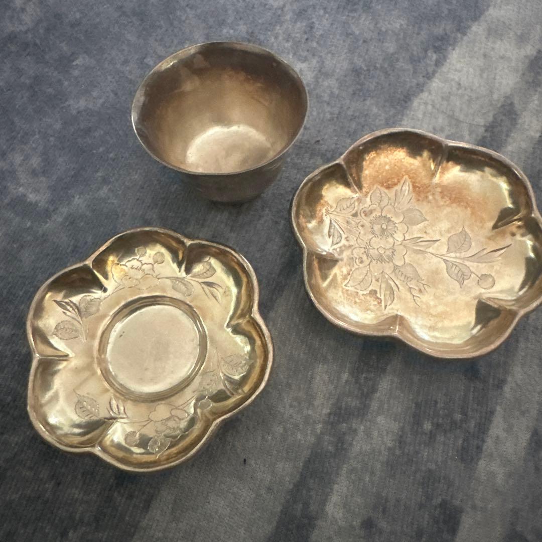 アンティーク雑貨 Rare vintage 20century pure silver