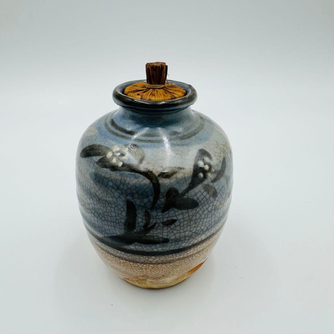 【時代　弥平太作　ふりだし　仕覆　茶入　茶道具】骨董　アンティーク　インテリア