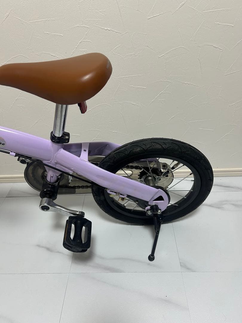 極美品 へんしんバイク 14インチ 限定カラー パープル 屋内保管 錆無し