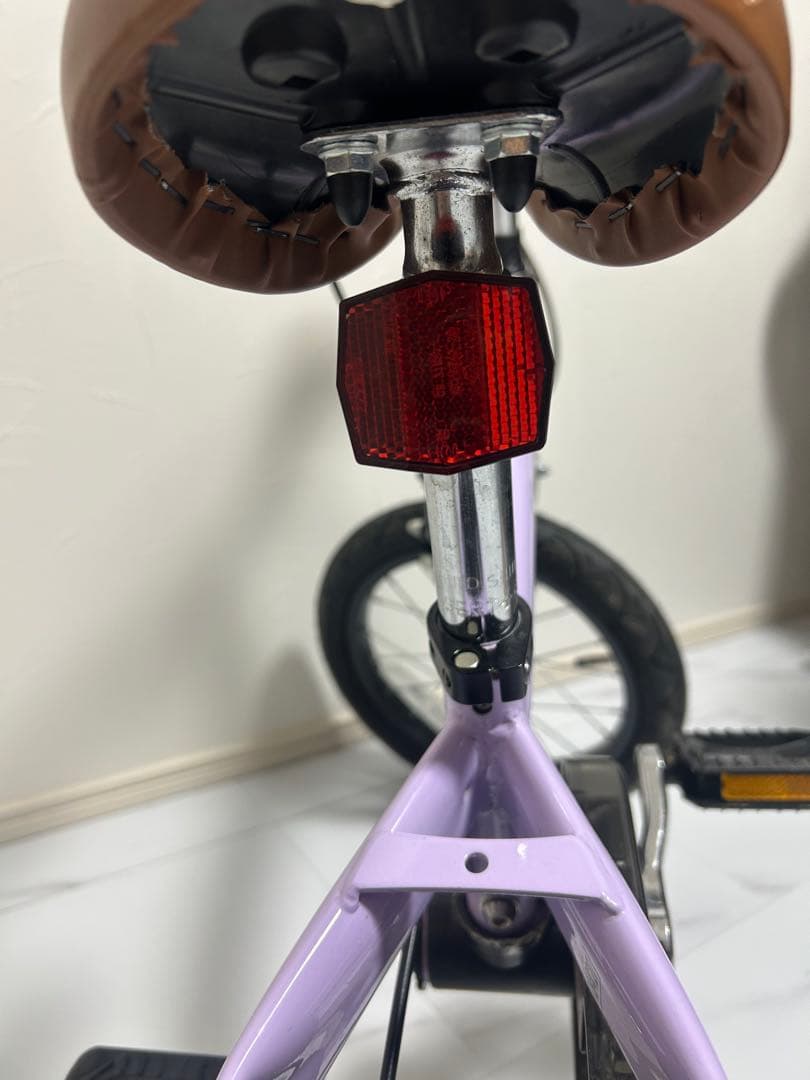 極美品 へんしんバイク 14インチ 限定カラー パープル 屋内保管 錆無し