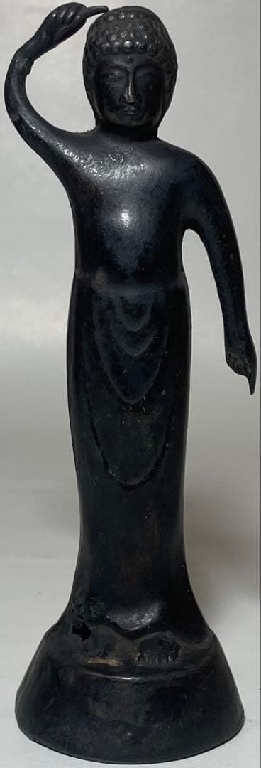 仏教美術　誕生仏　仏像　銅製 　　　k93