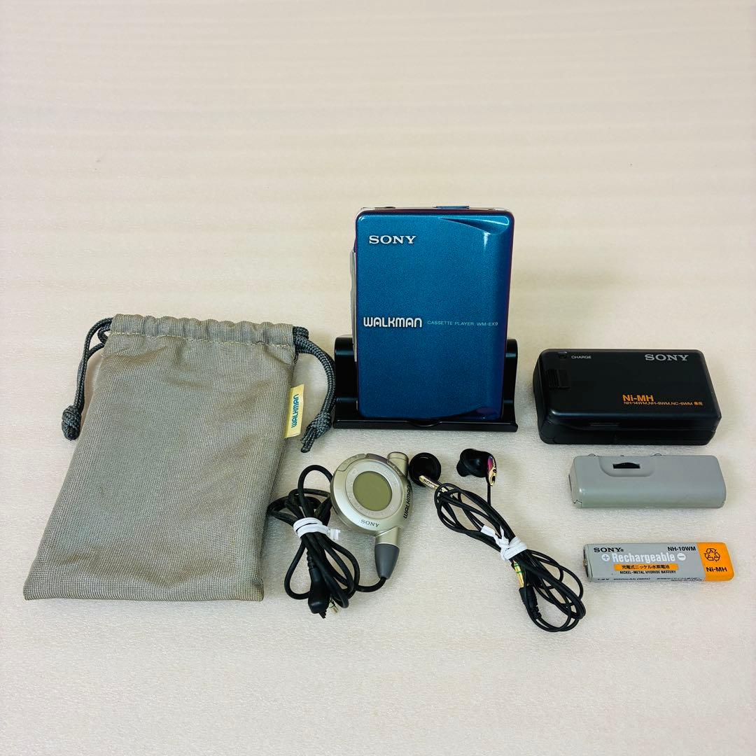動作品 希少色 SONY WALKMAN WM-EX9 カセットウォークマン