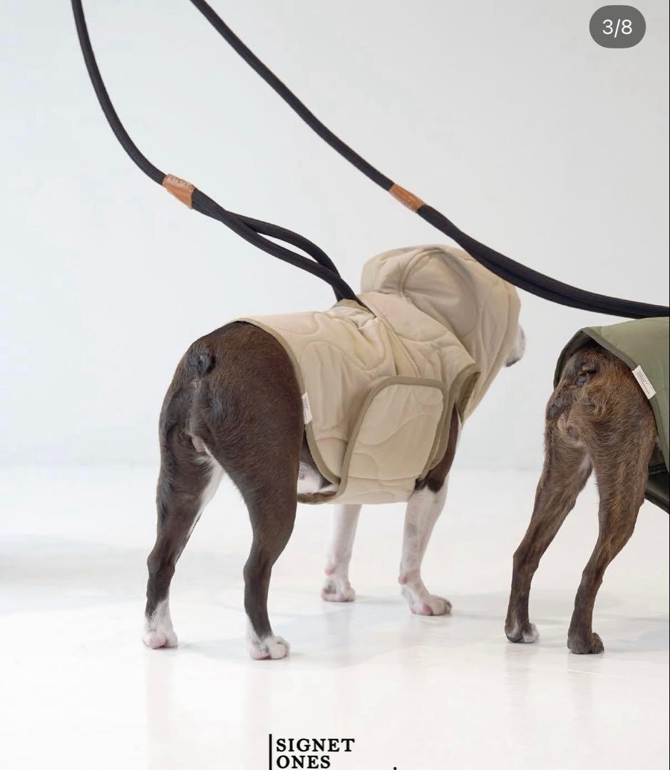 お出かけ・お散歩用品 signet ones quilting hoodie vest (S)