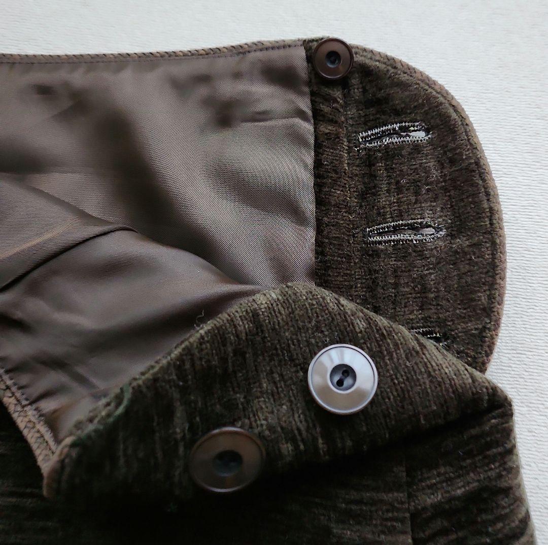 mina perhonen 葉っぱの刺繍 スカート