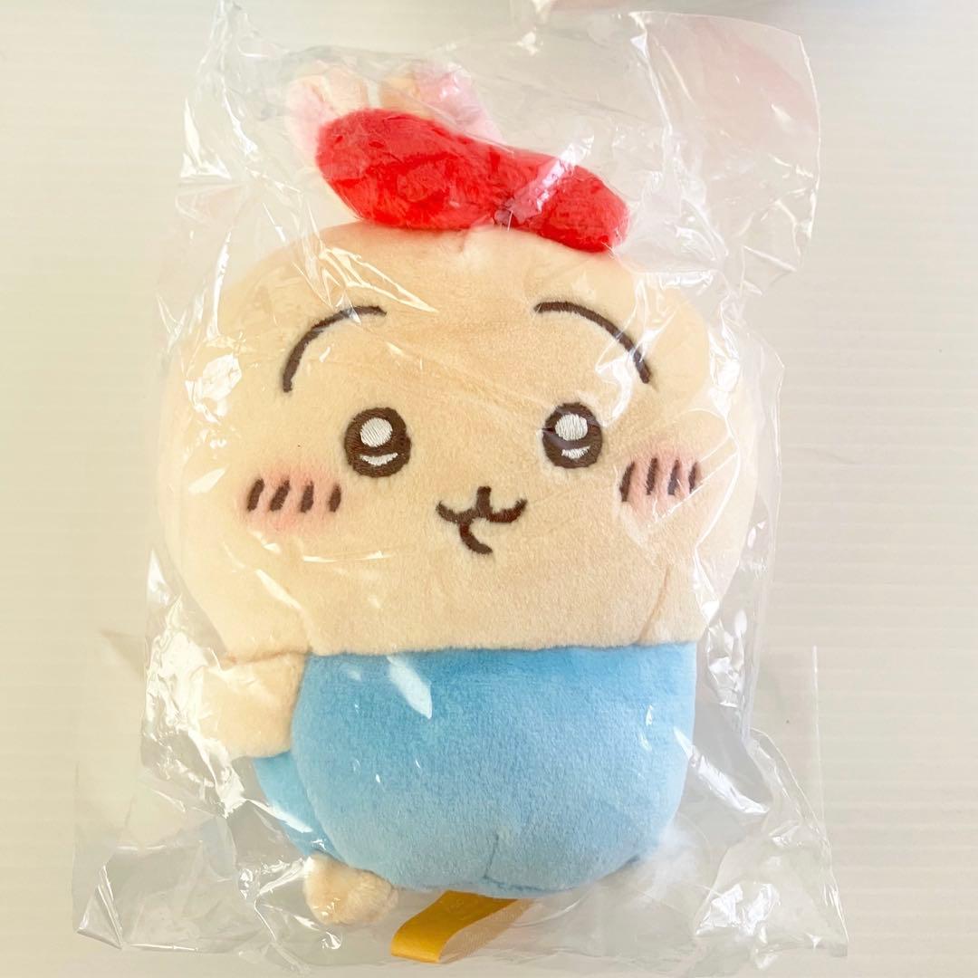 ちいかわ　サンリオ　持ちますマスコット　３体セット　ちいかわ　ハチワレ　うさぎ