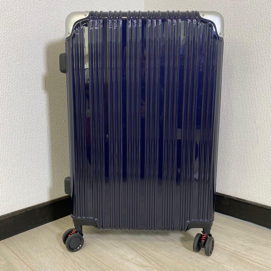 【美品】TRANSCONTINENTS 4輪　キャリーケース　M 75L