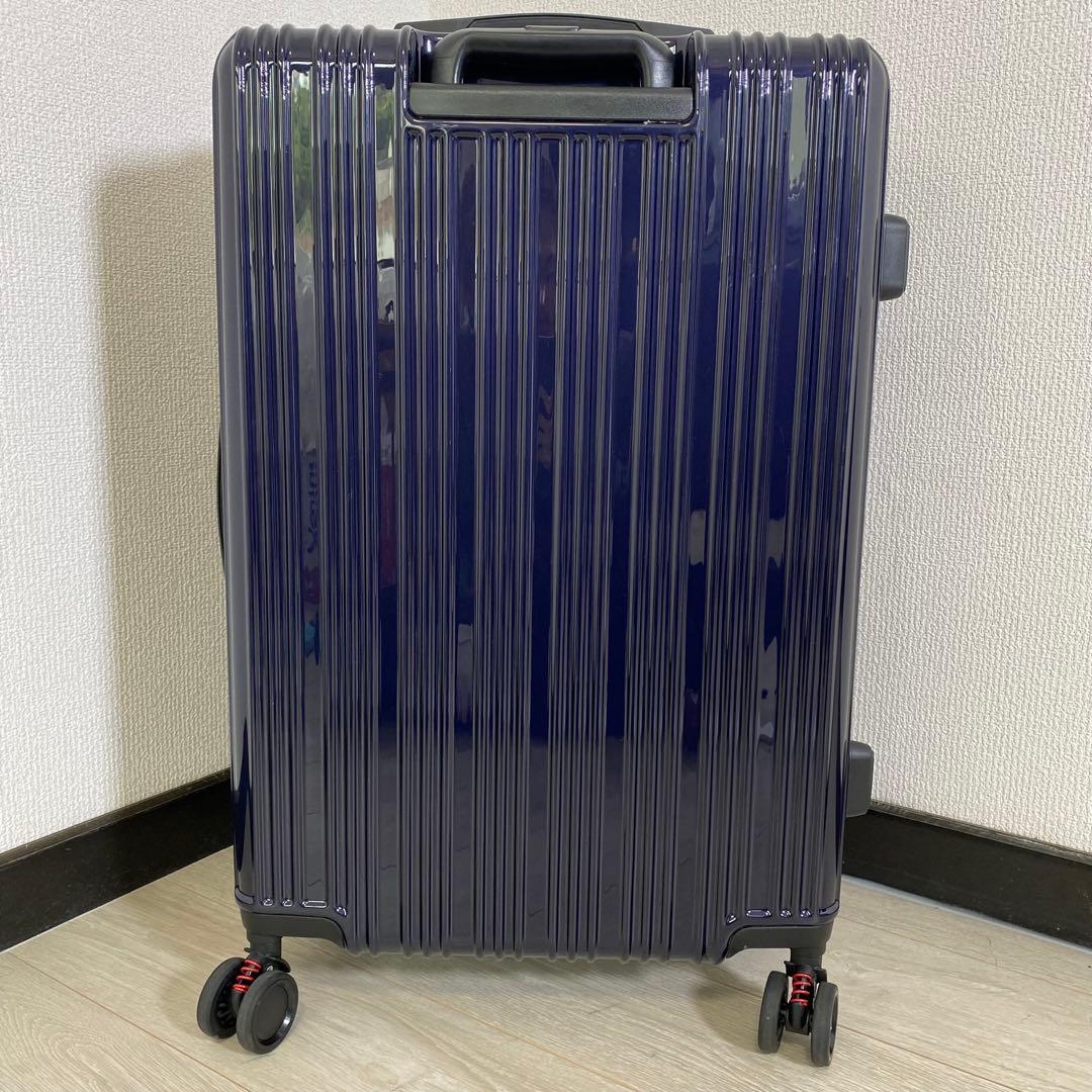 【美品】TRANSCONTINENTS 4輪　キャリーケース　M 75L