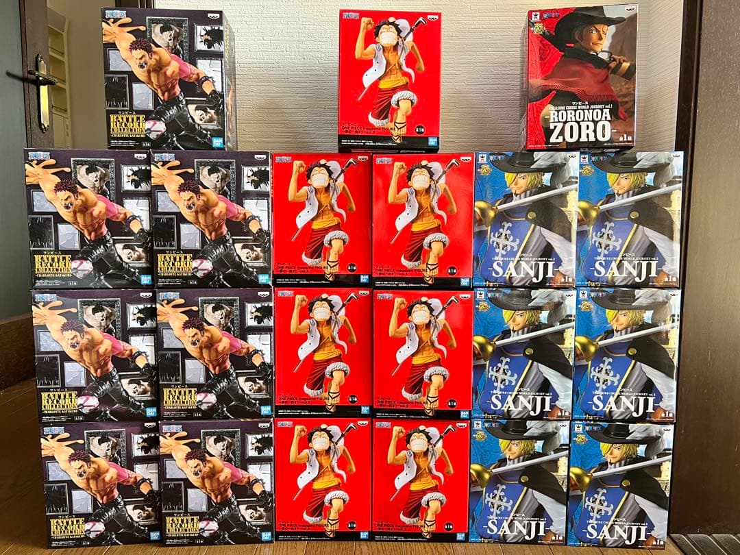 【21個セット】ワンピース フィギュア カタクリ ルフィ サンジ ゾロ レア