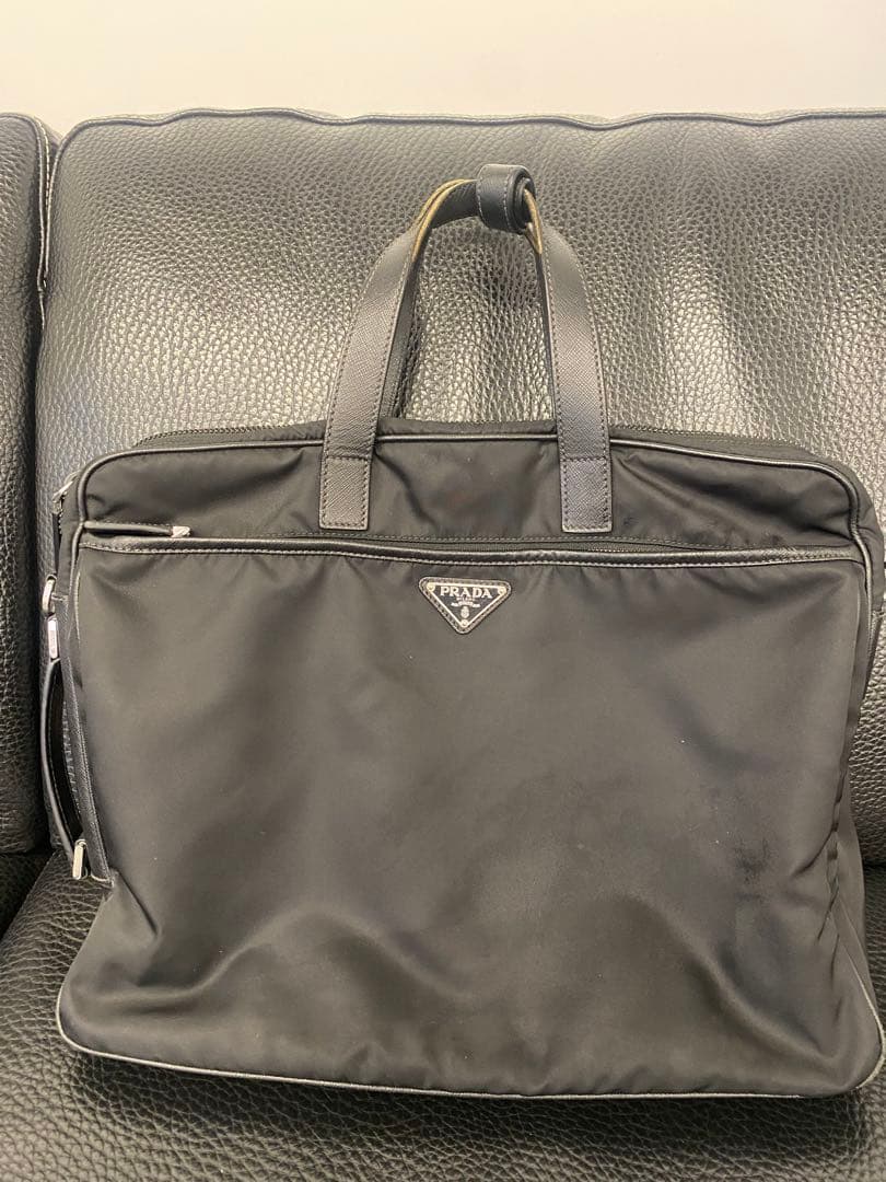 PRADA ビジネスバッグ ブラック
