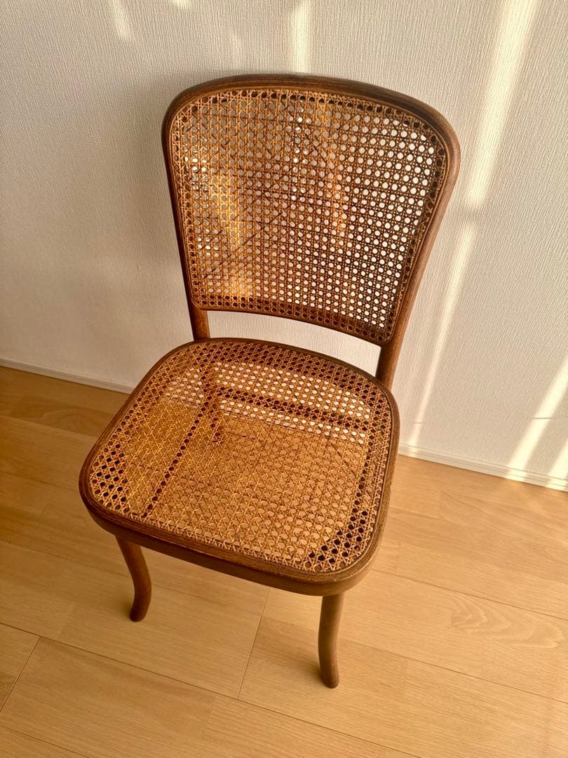 籐・ラタン　猫足アンティーク椅子　65年前の昭和レトロ