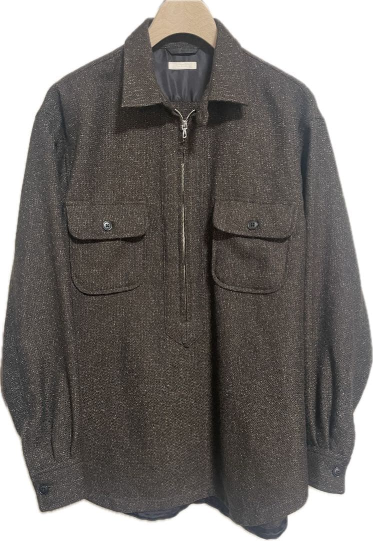 ジャケット・アウター ULTERIOR MELANGE CHAIN TWILL ZIP UP SH