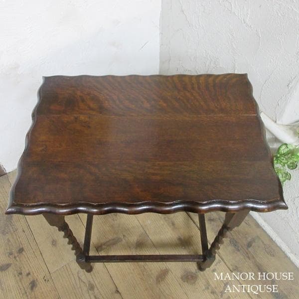 イギリス アンティーク 家具 サイドテーブル オケージョナル 英国 6357d