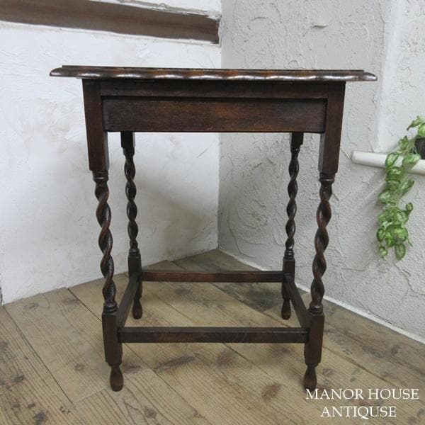 イギリス アンティーク 家具 サイドテーブル オケージョナル 英国 6357d