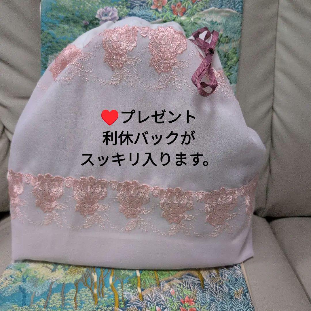 利休バック　和装用バッグ 華紋　柄 大きめ　新品