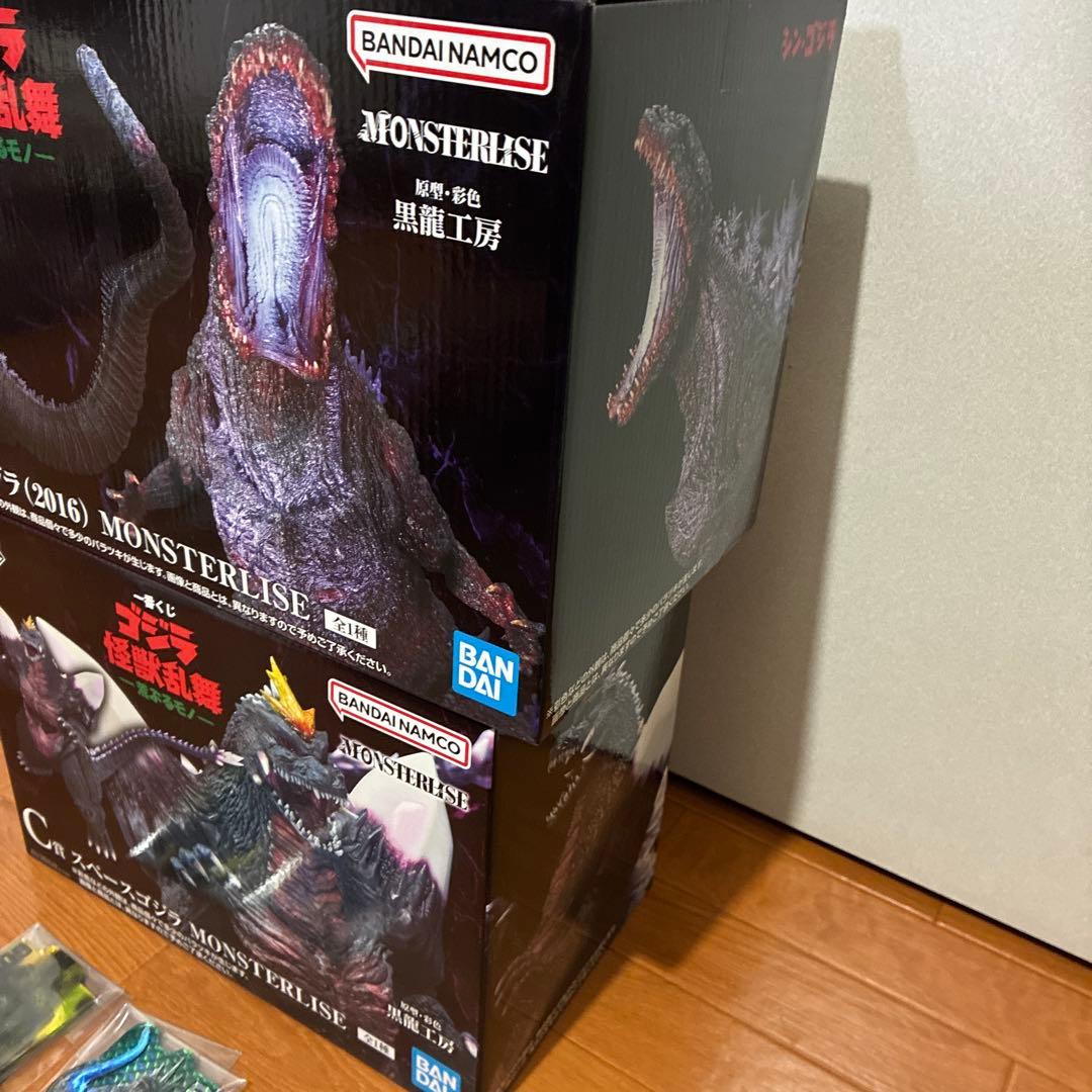 一番くじ　ゴジラ　Ｂ賞ゴジラ　Ｃ賞スペースゴジラ　ホログラムアクレクト　タイトル