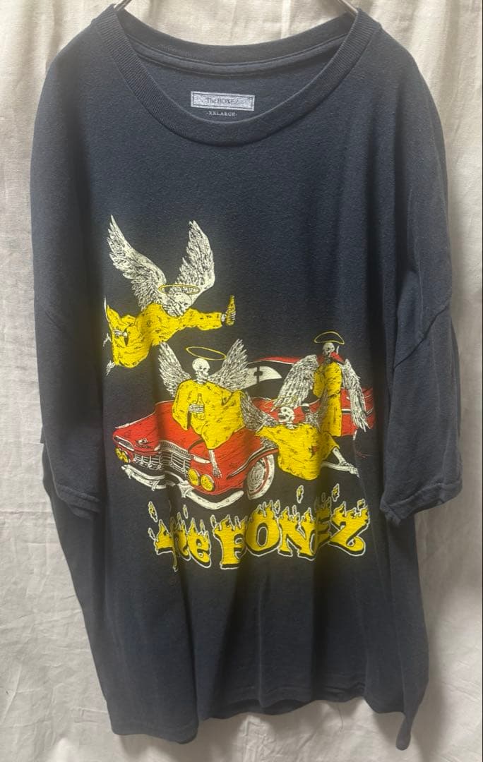 ミュージシャン The BONEZ Vintage #6 Skull Angel Tee XXL