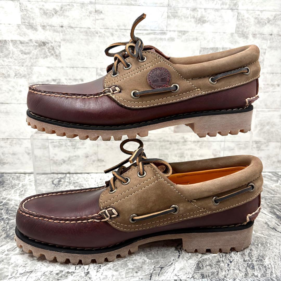 【極美品】 ティンバーランド スリーアイ クラシック 25.5cm バーガンディ