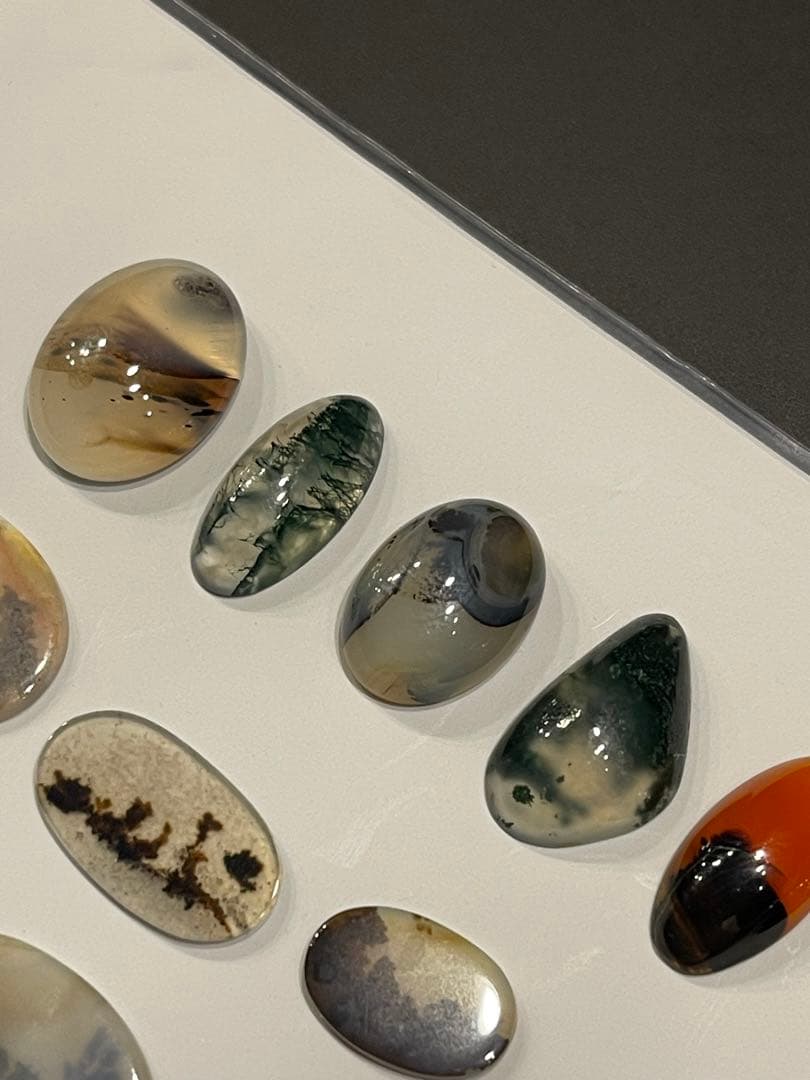 デンドリティックアゲート モスアゲート 天然石 ルース 石 Dendritic