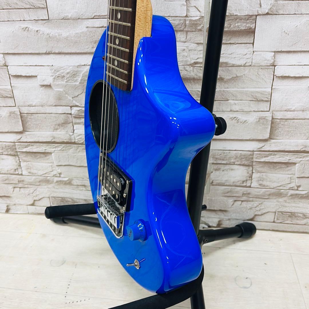 美品 Fernandes フェルナンデス アンプ内蔵ミニギター ZO-3 ブルー