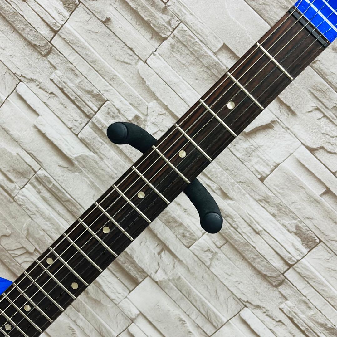 美品 Fernandes フェルナンデス アンプ内蔵ミニギター ZO-3 ブルー