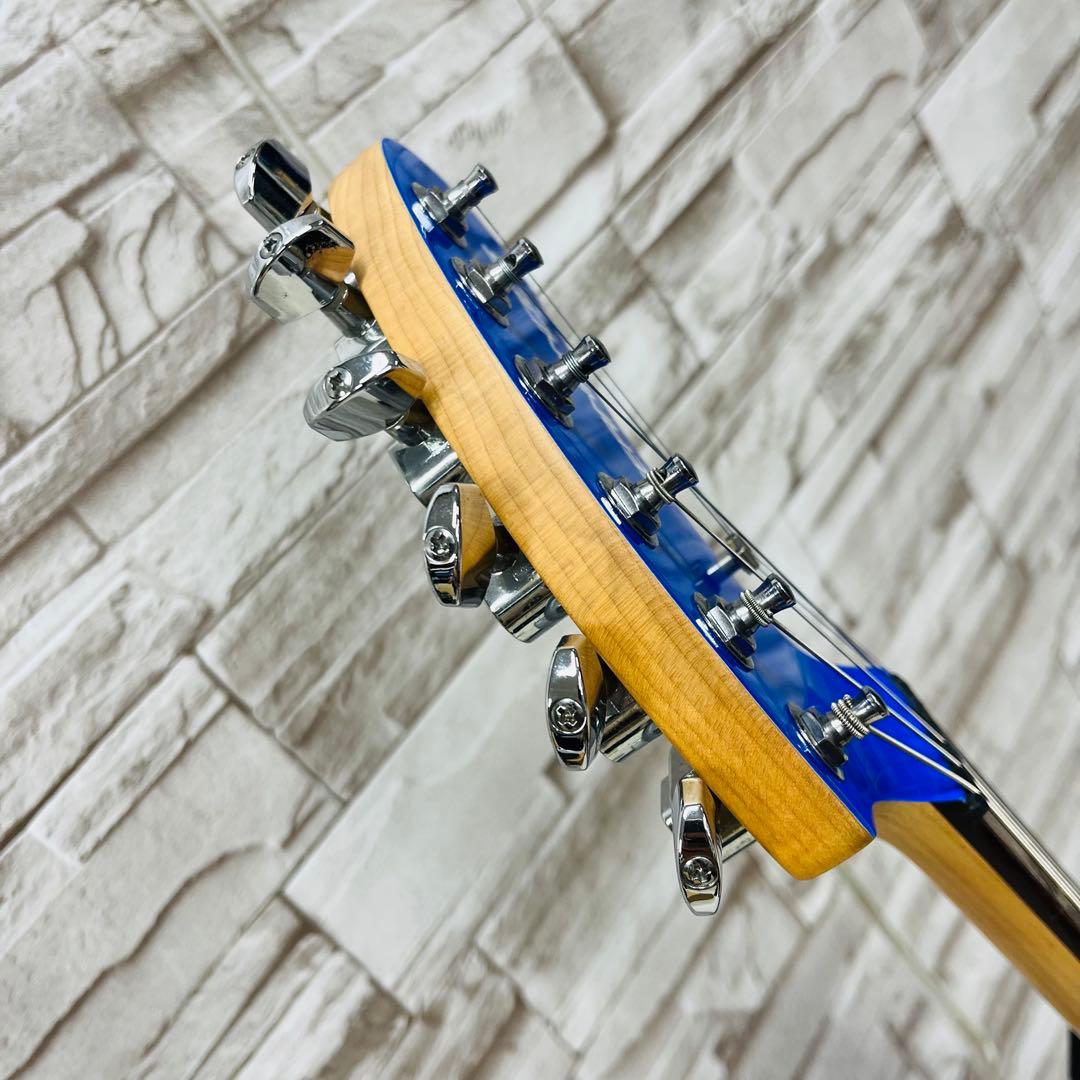 美品 Fernandes フェルナンデス アンプ内蔵ミニギター ZO-3 ブルー