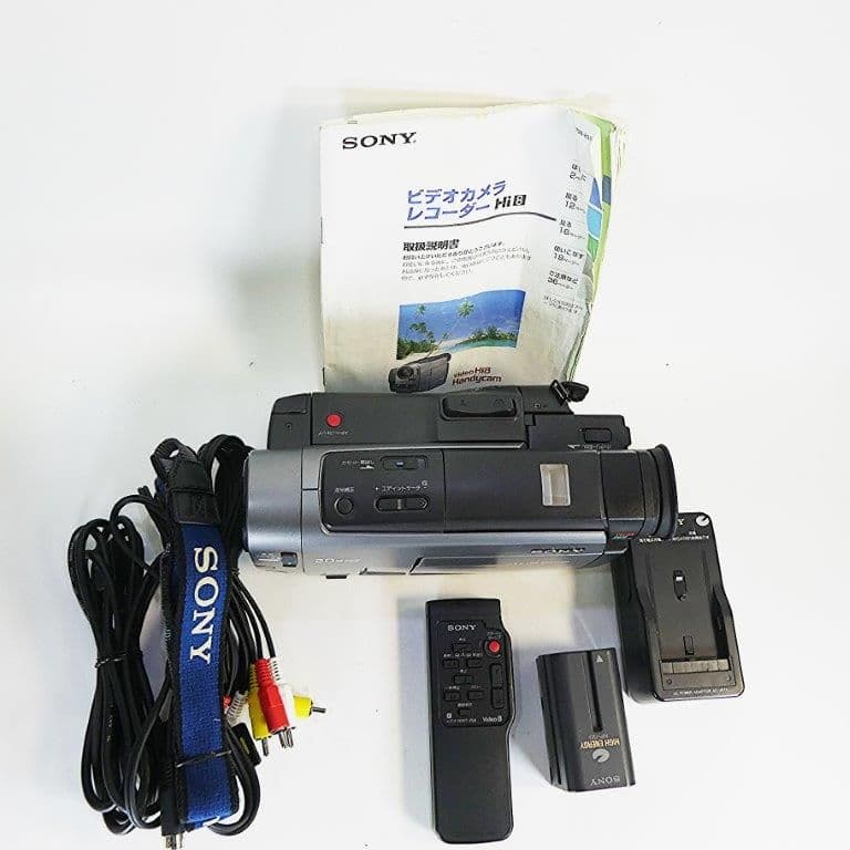 動作良好ソニー CCD-TRV90 VideoHi8ビデオカメラ DVD化に最適