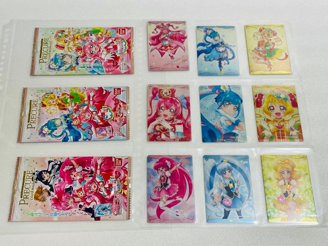 プリキュア　ウエハース　1弾〜11弾　コンプリート　空パッケージ付き