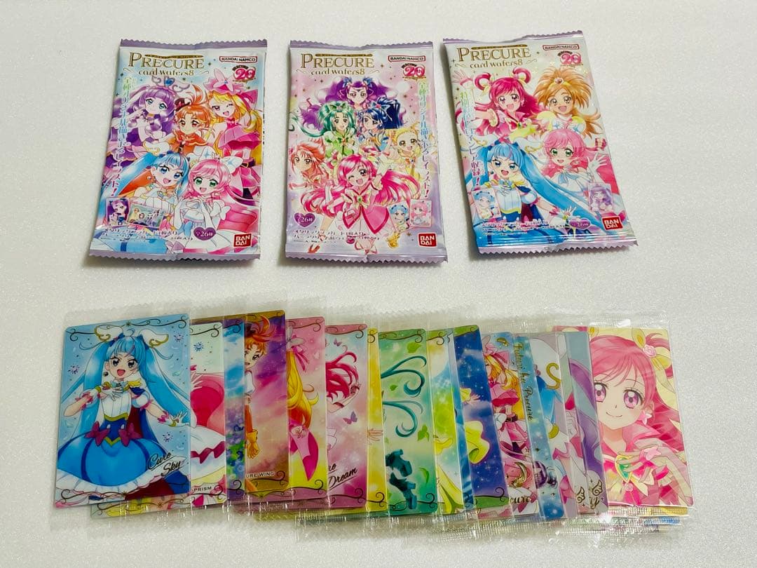 プリキュア　ウエハース　1弾〜11弾　コンプリート　空パッケージ付き