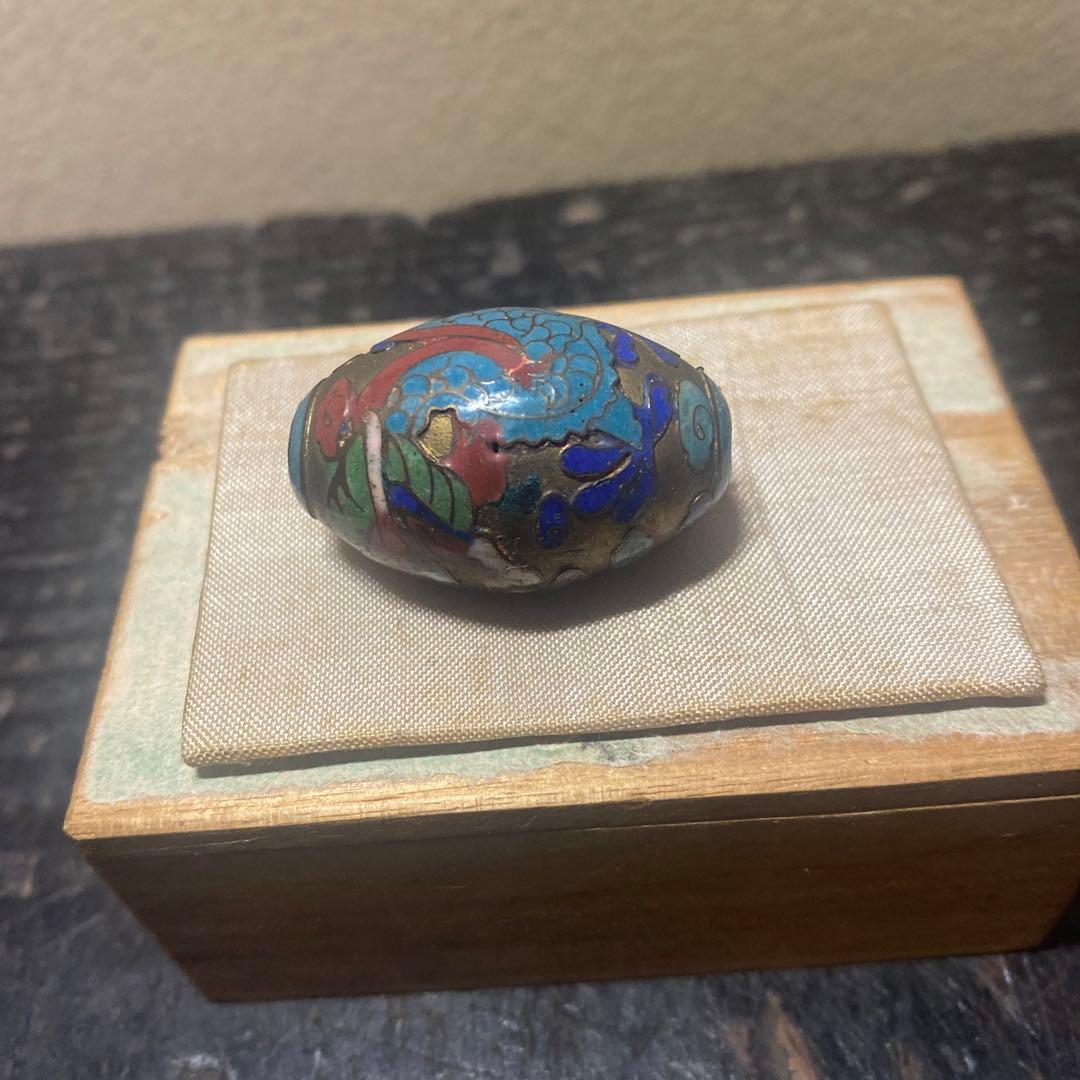 中国古玩龍文七宝玉　【桐箱付】