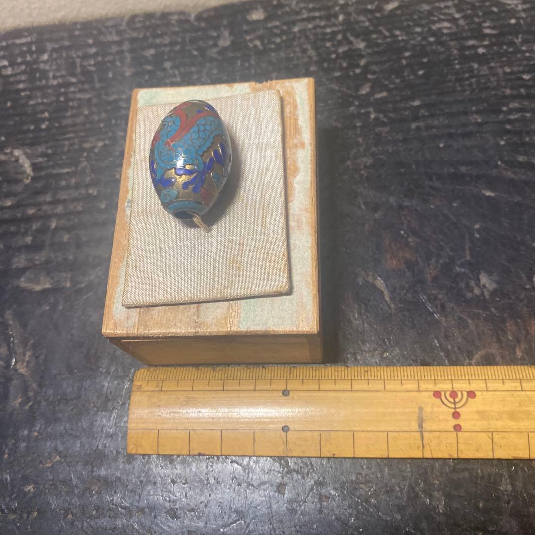 中国古玩龍文七宝玉　【桐箱付】