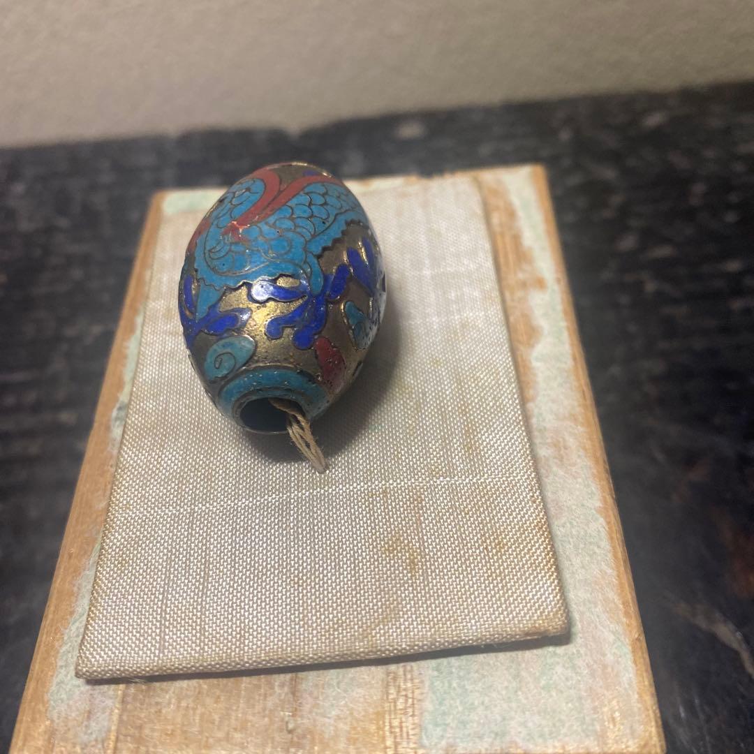 中国古玩龍文七宝玉　【桐箱付】