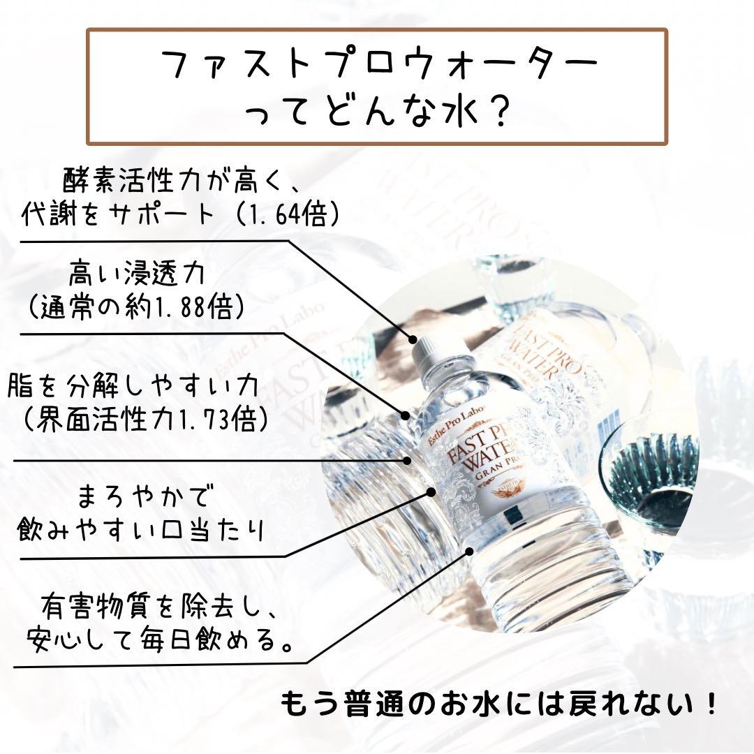 （認定店発送/正規品）ファストプロウォーター　500ml 48本