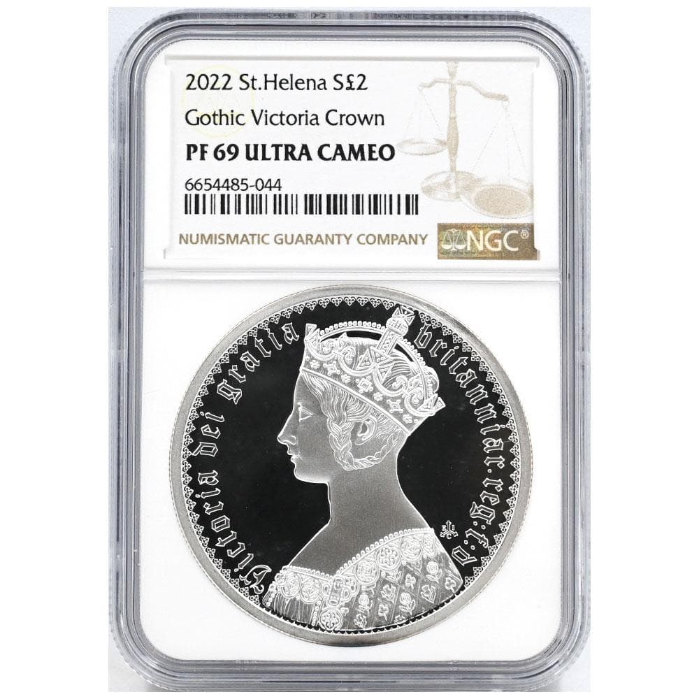 2022 エリザベス2世 2ポンド銀貨 セントヘレナNGC PF69UC 044
