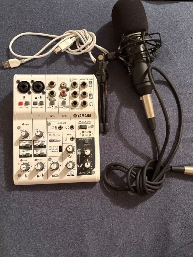 YAMAHA AG06 (マイク付き