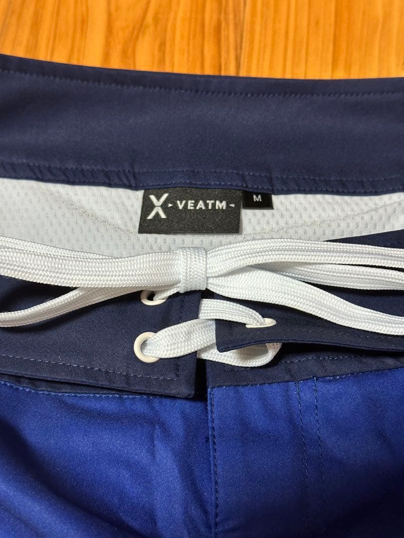 VEATM LUMINOUS LINE SURF SHORTS ブルー　M