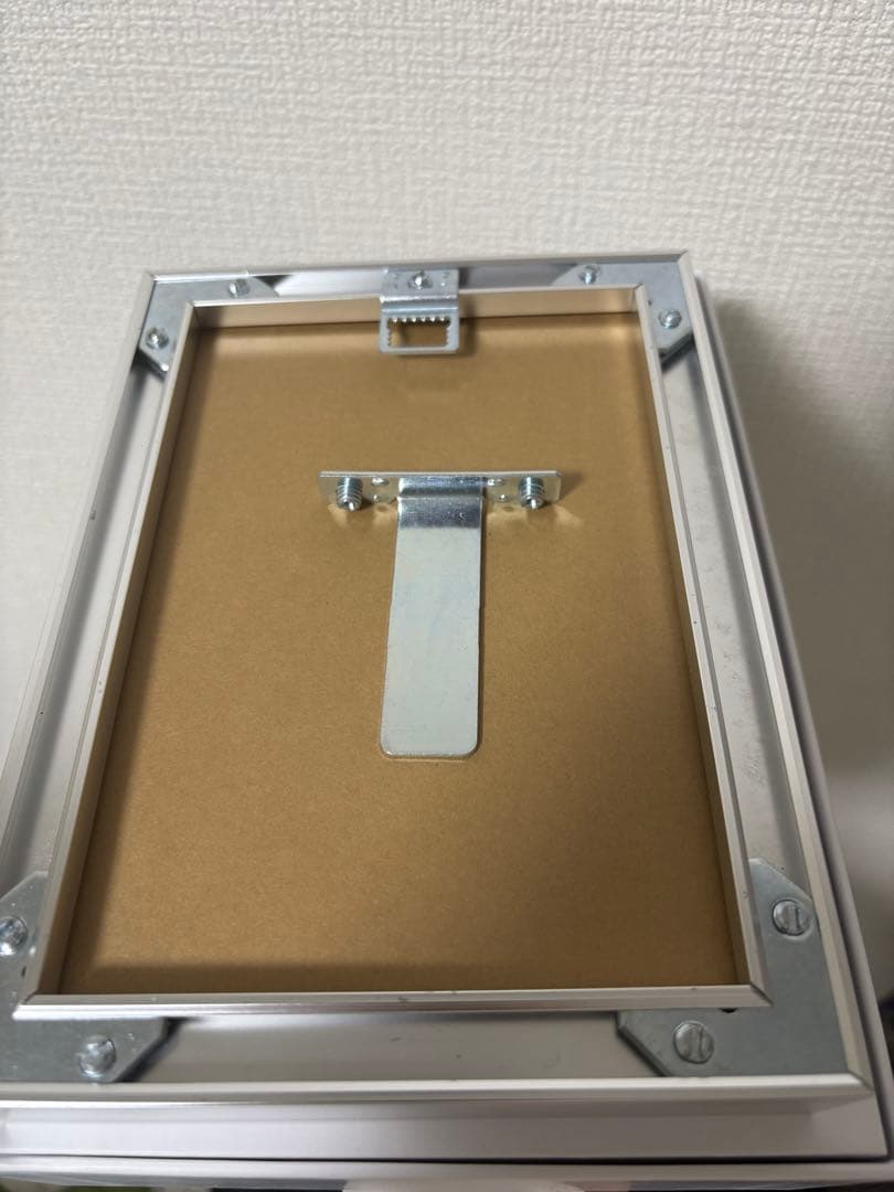 PSA鑑定用ケース　ディスプレイケース　アルミ製　両面透明　壁掛け・卓上 横6連