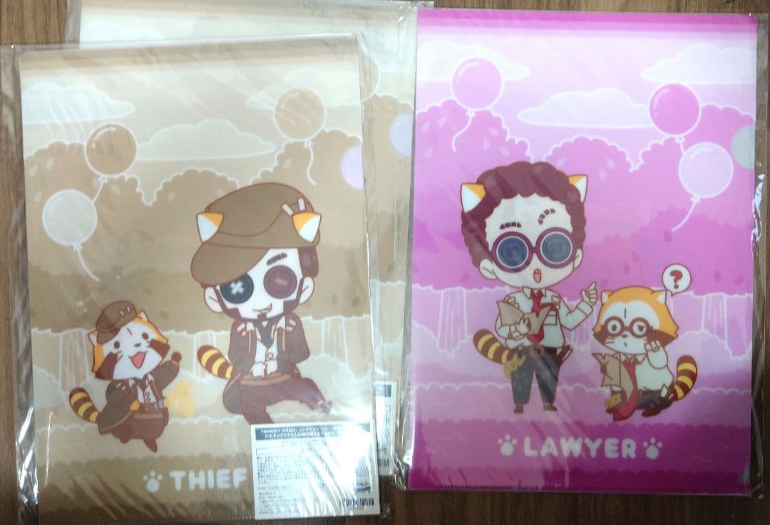 【希少】第五人格 楽天 くじ ラスカル クリアファイル セット