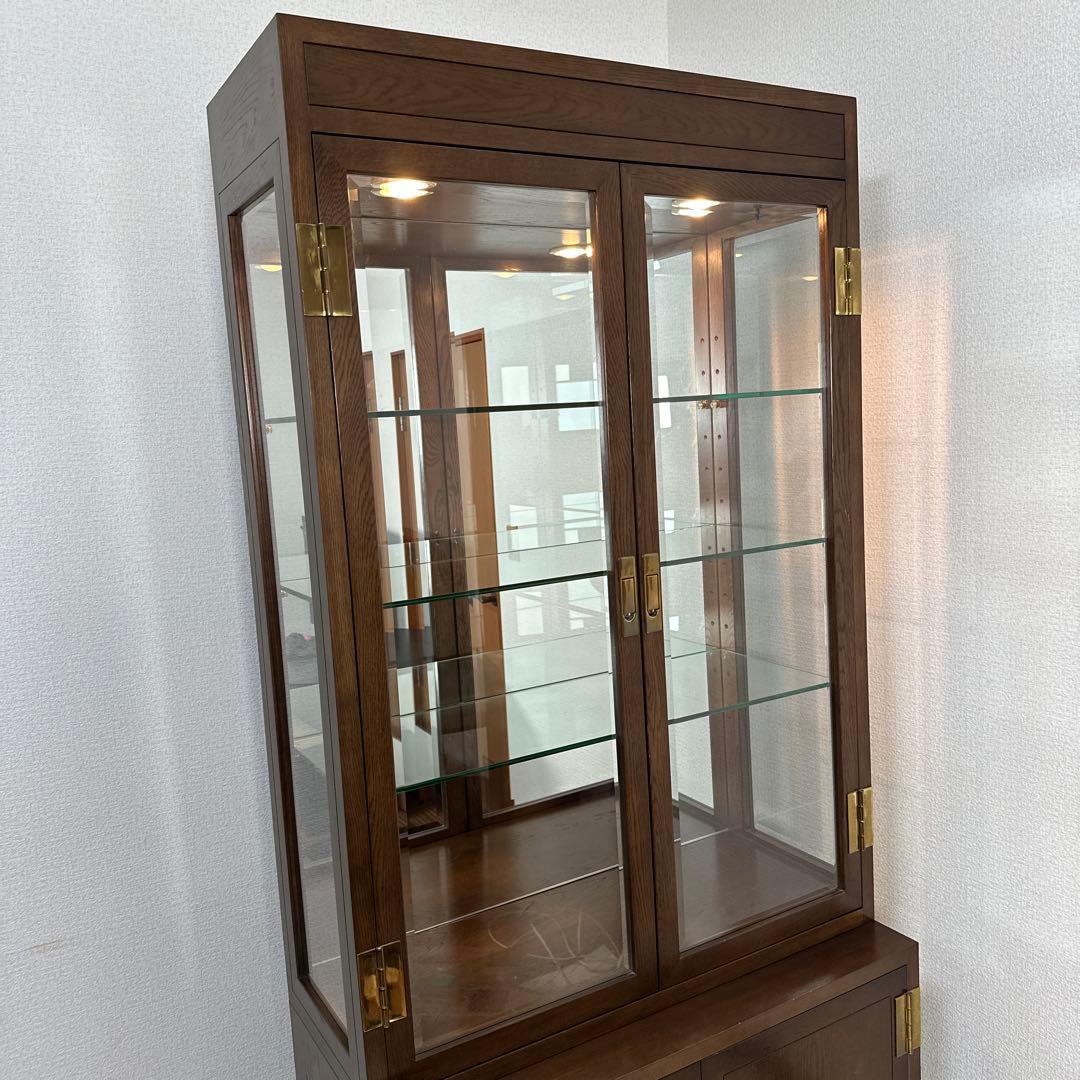 カリモクドマーニ モーガントン 飾り棚 キュリオケース 本棚 i4※