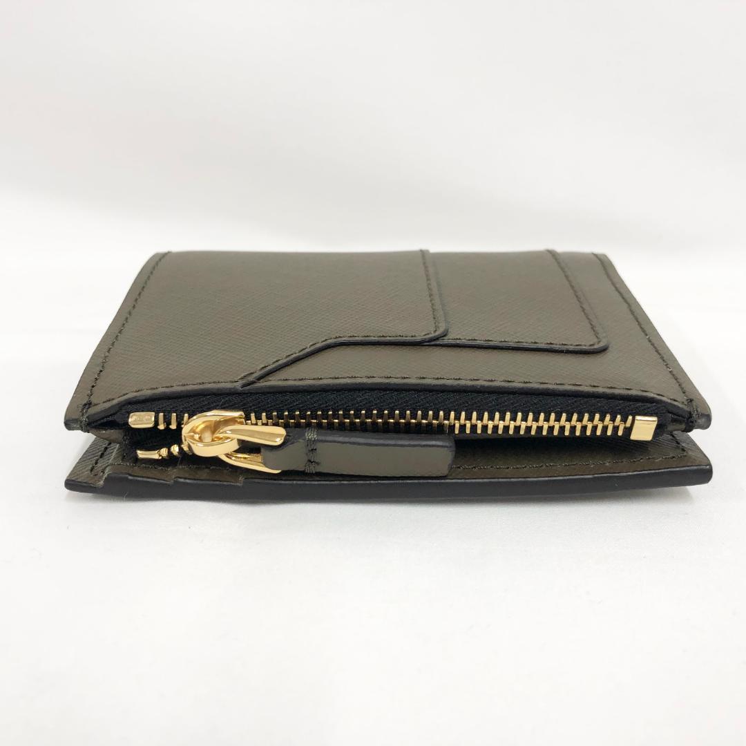 ○★新品未使用　MARNI (マルニ)　二つ折り財布　ダスティオリーブ
