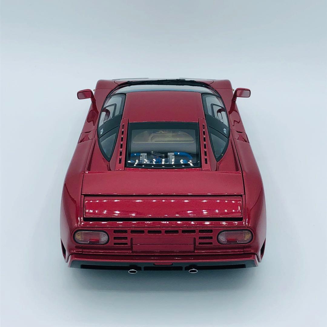 オートアート 1/18 ブガッティ EB110 GT ダークレッド