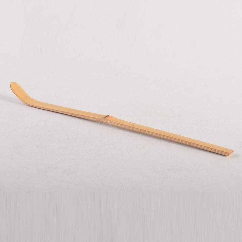 茶道具　宗玄作　茶杓　銘「峯の松」　柴野　松長剛山書付　共筒共箱　V　8303