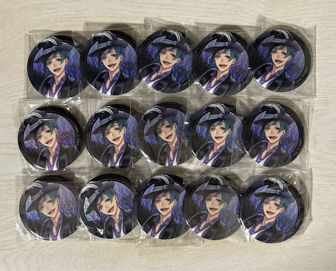 フロイド リーチ カプ缶 寮服 缶バッジ 15点セット